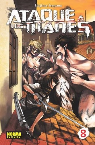 ATAQUE A LOS TITANES 08 | 9788467915037 | HAJIME ISAYAMA