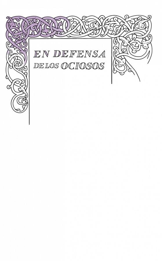 DEFENSA DE LOS OCIOSOS | 9788430616541 | STEVENSON, ROBERT LOUIS