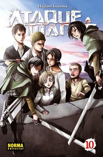 ATAQUE A LOS TITANES 10 | 9788467916294 | HAJIME ISAYAMA