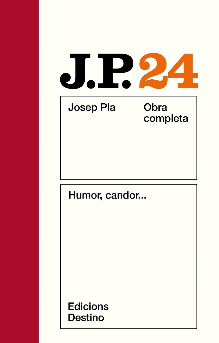 HUMOR, CANDOR... OCJP 24 | 9788423307678 | PLA, JOSEP