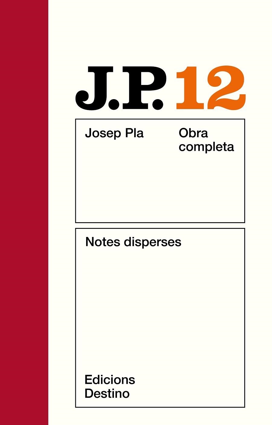 NOTES DISPERSES | 9788423305353 | PLA, JOSEP