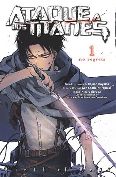 ATAQUE A LOS TITANES NO REGRETS 01 | 9788467917840 | HAJIME ISAYAMA
