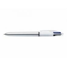 BIC BOLIGRAF 4 COLORS SHINE PLATA | 3086123310384