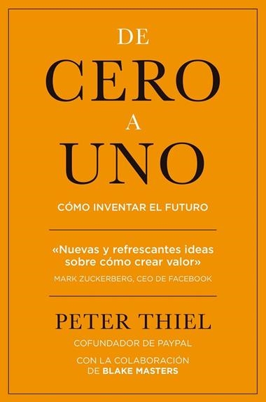 DE CERO A UNO | 9788498753530 | THIEL, PETER