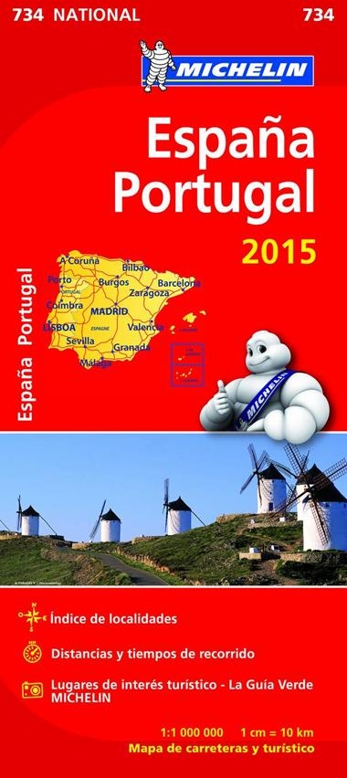 MAPA NATIONAL ESPAÑA - PORTUGAL | 9782067199569 | VARIOS AUTORES
