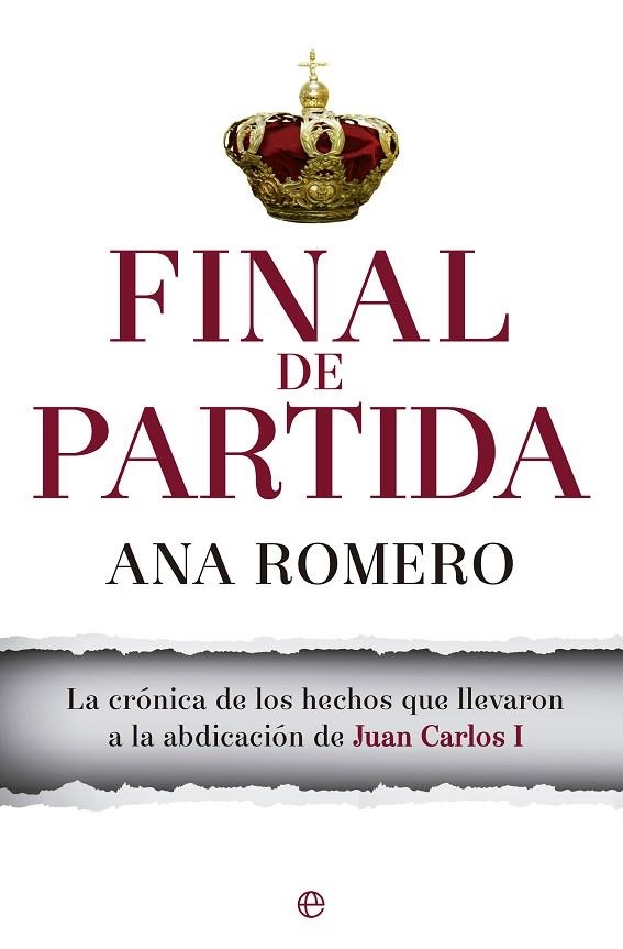 FINAL DE PARTIDA | 9788490603031 | ANAÇ ROMERO