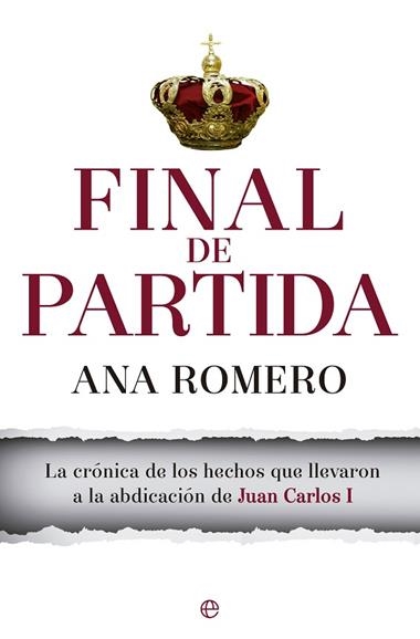 FINAL DE PARTIDA | 9788490603031 | ANAÇ ROMERO