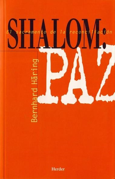 SHALOM PAZ | 9788425405006 | BERNHARD HÄRING