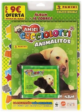 AMICI CUCCIOLOTTI ANIMALITOS ALBUM + 18 SOBRES | 9788427868694 | AA.VV