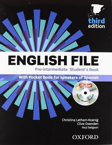 ENGLISH FILE PRE-INTERMEDIATE STUDENT'S BOOK AND WORKBOOK WITHOUT ANSWER KEY PA | 9780194598927 | VVAA