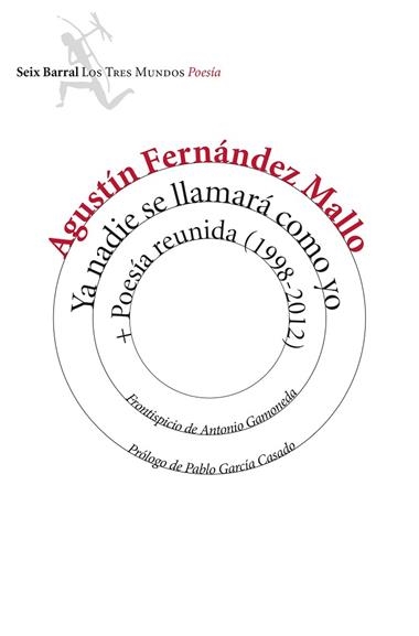YA NADIE SE LLAMARA COMO YO + POESIA REUNIDA (1998-2012) | 9788432225086 | FERNANDEZ MALLO, AGUSTIN