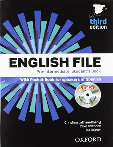 ENGLISH FILE PRE-INTERMEDIATE STUDENT'S BOOK AND WORKBOOK WITH ANSWER KEY PACK | 9780194598934 | CLIVE OXENDEN/CHRISTINA LATHAM-KOENIG/PAUL SELIGSON