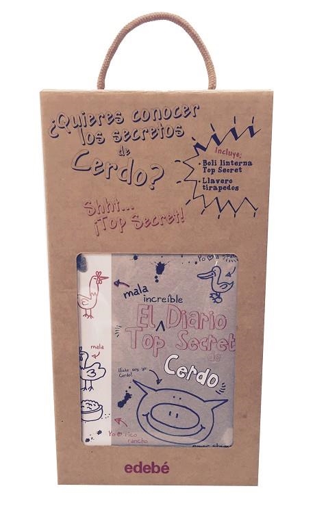CAJA REGALO EL DIARIO TOP SECRET DE CERDO | 9788468325002 | STAMP, EMER