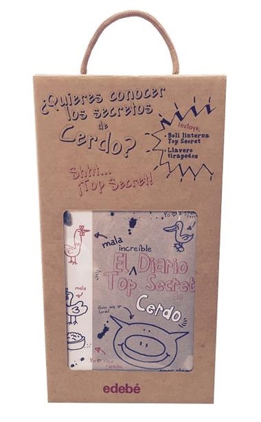 CAJA REGALO EL DIARIO TOP SECRET DE CERDO | 9788468325002 | STAMP, EMER