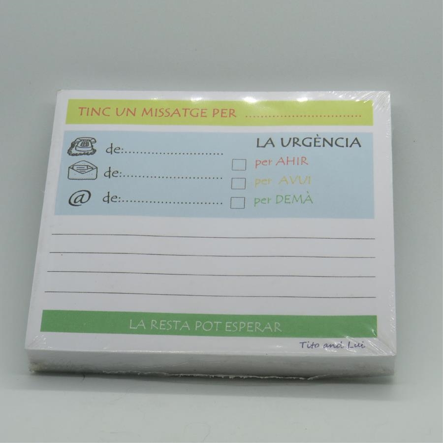 TITO&LUI BLOC MEMORIA IMAN 150F | 8400003805152