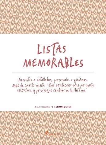 LISTAS MEMORABLES | 9788498387179 | USHER, SHAUN