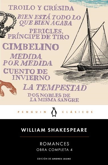 Romances (Obra completa, 4) | 9788491051374 | William Shakespeare