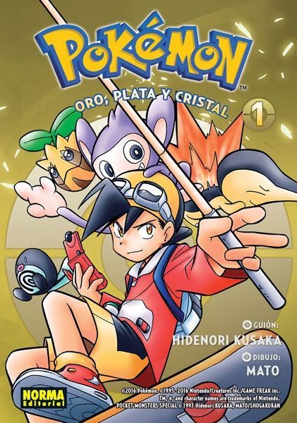 POKEMON 05 ORO PLATA Y CRISTAL 01 | 9788467923278 | HIDENORI KUSAKA & SATOSHI YAMAMOTO
