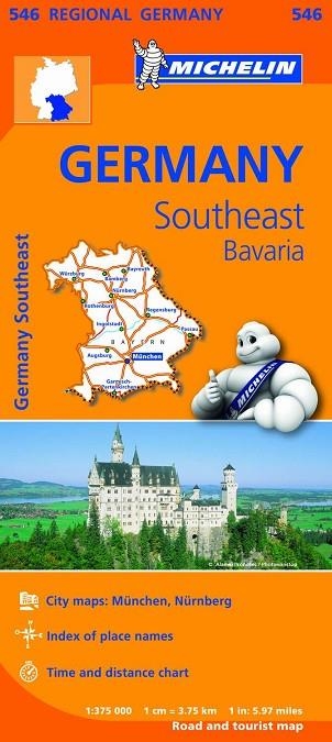 MAPA REGIONAL 546 GERMANY SOUTHEAST BAVARIA | 9782067183698 | VVAA