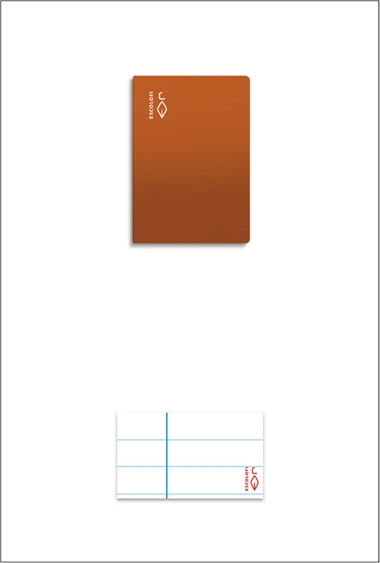 LLIBRETA FOLI HORITZONTAL 50F TARONJA | 8427195026028