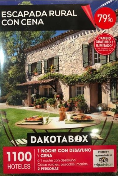 ESCAPADA RURAL CON CENA | 3700583064167 | DAKOTABOX