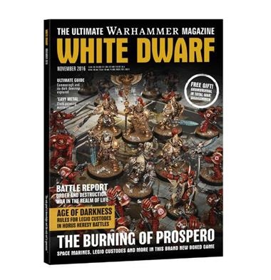 WHITE DWARF NOVEMBER 2016 (ENG) | 5011921080021 | GAMES WORKSHOP