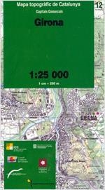 MAPA TOPOGRAFIC DE CATALUNYA 12 GIRONA | 9788439390459 | ICC