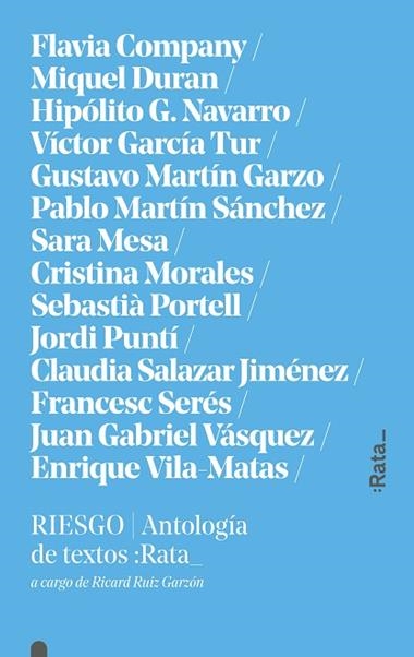 RIESGO | 9788494489136 | VVAA