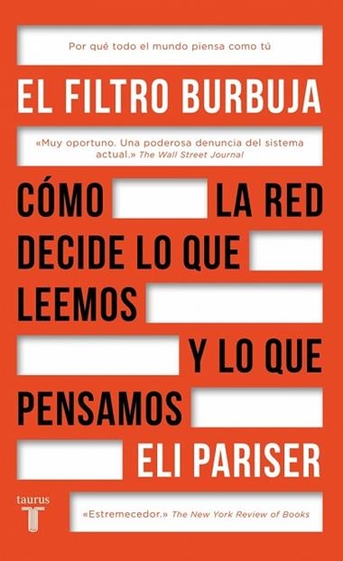 EL FILTRO BURBUJA | 9788430618712 | ELI PARISER