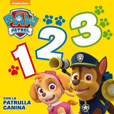 PAW PATROL 1 2 3 CON LA PATRULLA CANINA | 9788448844233 | NICKELODEON