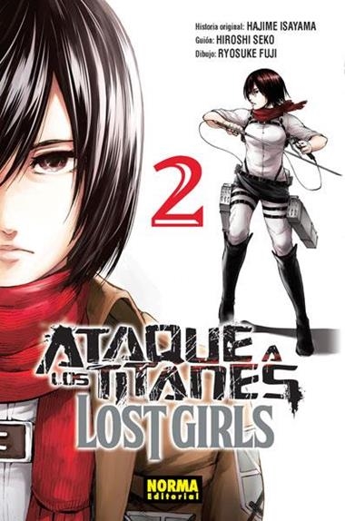 ATAQUE A LOS TITANES LOST GIRLS 02 | 9788467927856 | HAJIME ISAYAMA & HIROSHI SEKO & RYOSUKE FUJI