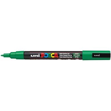 POSCA PC-3M GREEN BULLET SHAPED | 4902778915806 | UNI POSCA