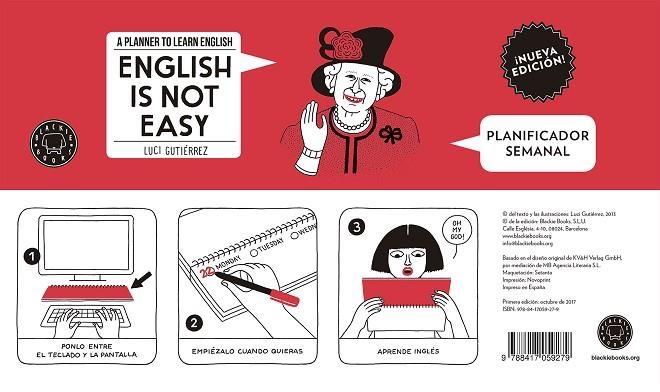 PLANIFICADOR SEMANAL ENGLISH IS NOT EASY | 9788417059279 | LUCI GUTIERREZ