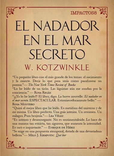 EL NADADOR EN EL MAR SECRETO | 9788417181055 | WILLIAM KOTZWINKLE