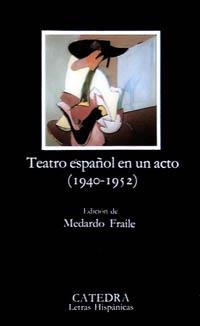 TEATRO español en un acto | 9788437608389 | VARIOS AUTORES
