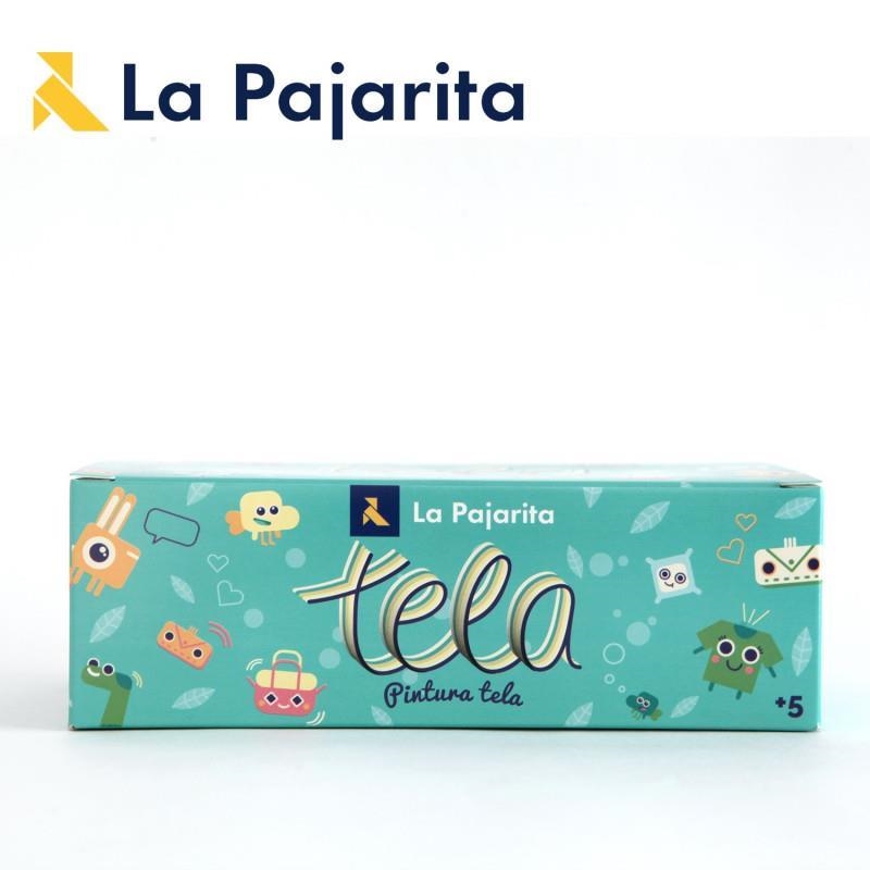 PACK 6 COLORS PINTURA TELA | 8423451194944 | LA PAJARITA
