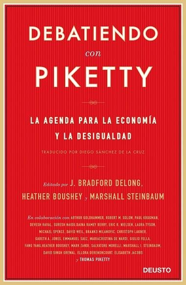 DEBATIENDO CON PIKETTY | 9788423427444 | HEATHER BOUSHEY & J. BRADFORD DELONG & MARSHALL STEINBAUM