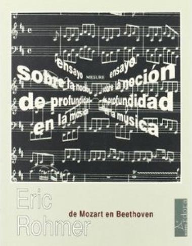DE MOZART EN BEETHOVEN | 9788488020253 | ERIC ROHMER