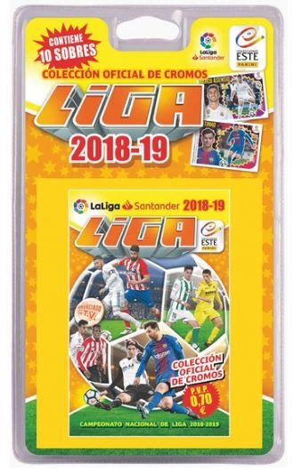PACK 10 SOBRES LIGA 2018-19 | 9788427871021 | PANINI
