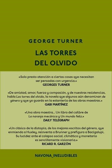 LAS TORRES DEL OLVIDO | 9788417181499 | GEORGE TURNER