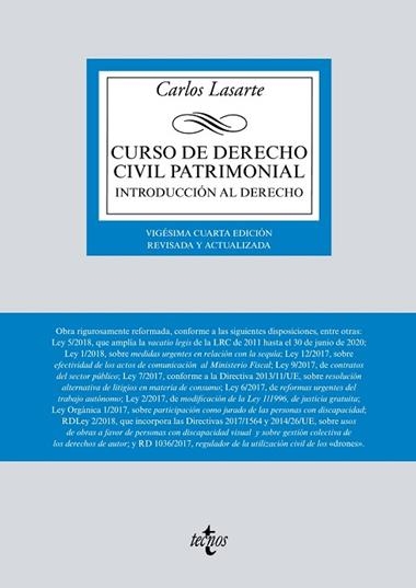 CURSO DE DERECHO CIVIL PATRIMONIAL | 9788430974320 | CARLOS LASARTE