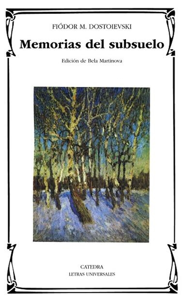 Memorias del subsuelo | 9788437620329 | Dostoieski