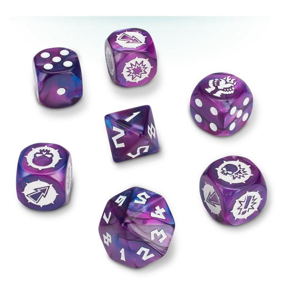 BLOOD BOWL: DARK ELF TEAM DICE SET | 5011921098712 | GAMES WORKSHOP
