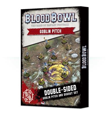 BLOOD BOWL: GOBLIN PITCH & DUGOUTS | 5011921095629 | GAMES WORKSHOP