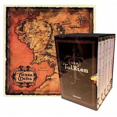 EL SEÑOR DE LOS ANILLOS & EL HOBBIT & EL SILMARILLION & LOS HIJOS DE HURIN + POSTAL + MAPA | 9788445005927 | J. R. R. TOLKIEN