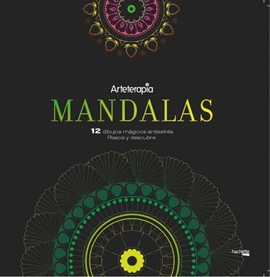 ARTETERAPIA MANDALAS 12 DIBUJOS MAGICOS RASCA Y DESCUBRE | 9788417240455 | VVAA