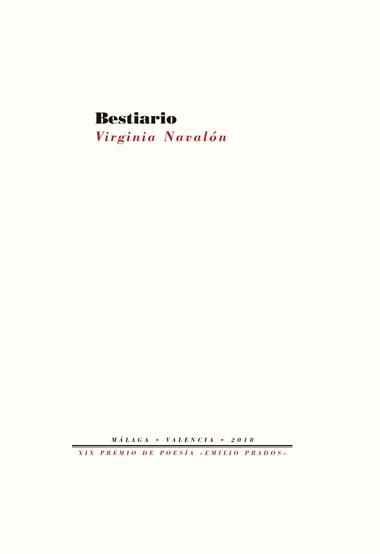 BESTIARIO | 9788417143916 | VIRGINIA NAVALON MARTINEZ