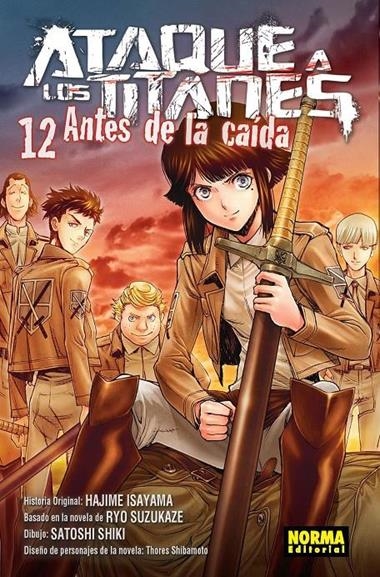 ATAQUE A LOS TITANES ANTES DE LA CAIDA 12 | 9788467934663 | HAJIME ISAYAMA & SATOSHI SHIKI
