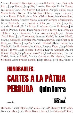 HONORABLES | 9788417660314 | QUIM TORRA