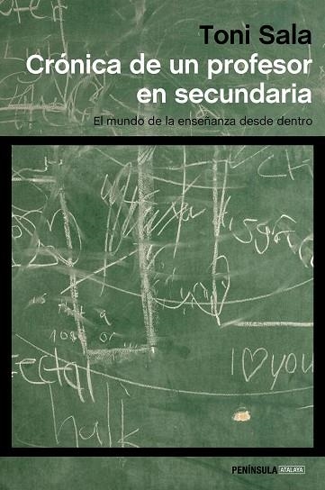 CRONICA DE UN PROFESOR EN SECUNDARIA | 9788499428291 | TONI SALA